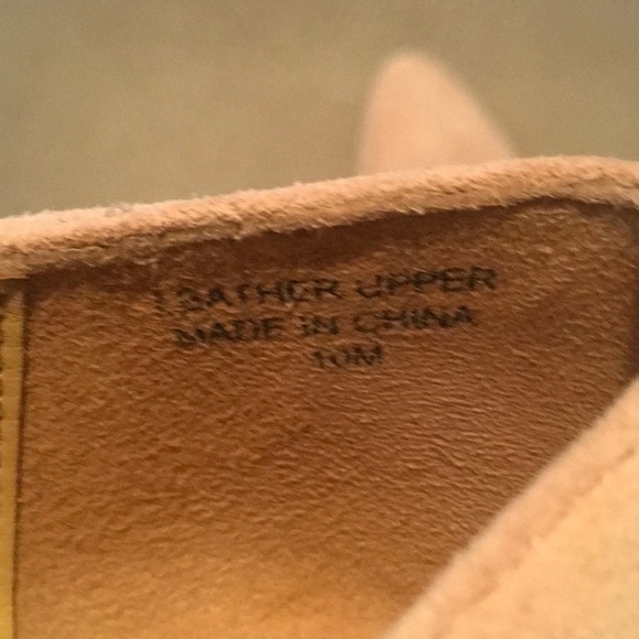 Talbots Suede Slip-On Loafers with Gold Pinhead Studs  (10M) - Picture 7 of 7